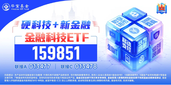 数字货币+信创概念走强，金融科技ETF（159851）涨近1%上探新高，御银股份涨停，润和软件涨超8%