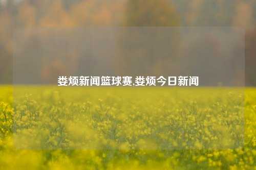 娄烦新闻篮球赛,娄烦今日新闻