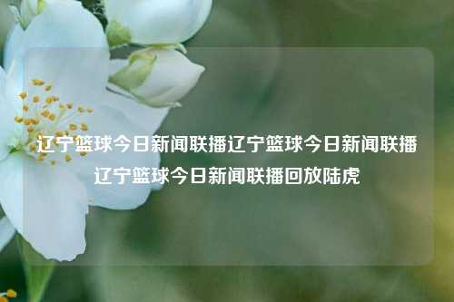 辽宁篮球今日新闻联播辽宁篮球今日新闻联播辽宁篮球今日新闻联播回放陆虎