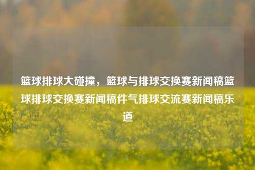 篮球排球大碰撞，篮球与排球交换赛新闻稿篮球排球交换赛新闻稿件气排球交流赛新闻稿乐道