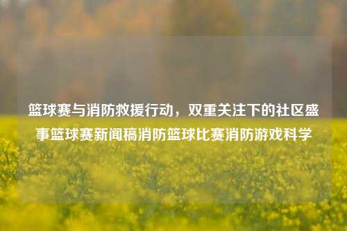 篮球赛与消防救援行动，双重关注下的社区盛事篮球赛新闻稿消防篮球比赛消防游戏科学