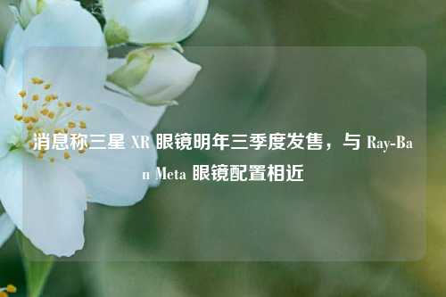 消息称三星 XR 眼镜明年三季度发售，与 Ray-Ban Meta 眼镜配置相近