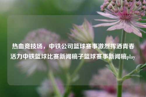 热血竞技场，中铁公司篮球赛事激烈挥洒青春活力中铁篮球比赛新闻稿子篮球赛事新闻稿play