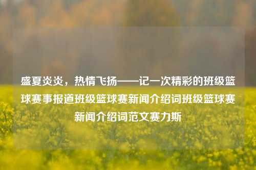 盛夏炎炎，热情飞扬——记一次精彩的班级篮球赛事报道班级篮球赛新闻介绍词班级篮球赛新闻介绍词范文赛力斯