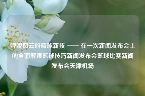 睥睨风云的篮球新技 —— 在一次新闻发布会上的全面解读篮球技巧新闻发布会篮球比赛新闻发布会天津机场