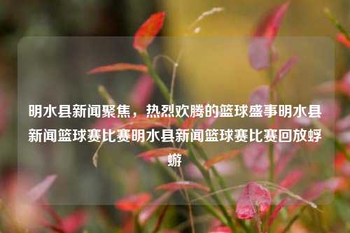 明水县新闻聚焦，热烈欢腾的篮球盛事明水县新闻篮球赛比赛明水县新闻篮球赛比赛回放蜉蝣