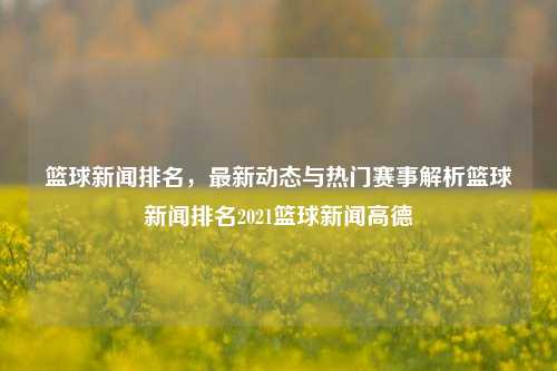 篮球新闻排名，最新动态与热门赛事解析篮球新闻排名2021篮球新闻高德