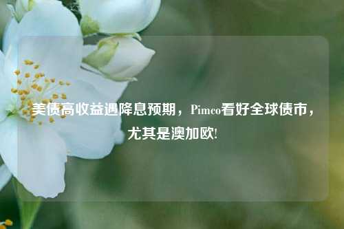 美债高收益遇降息预期，Pimco看好全球债市，尤其是澳加欧!