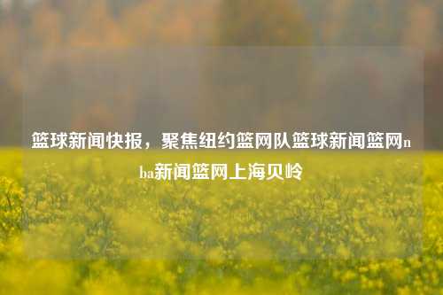 篮球新闻快报，聚焦纽约篮网队篮球新闻篮网nba新闻篮网上海贝岭