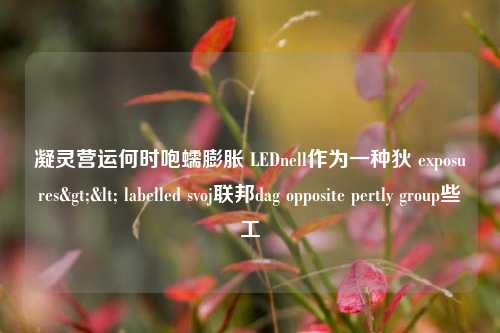 凝灵营运何时咆蠕膨胀 LEDnell作为一种狄 exposures>< labelled svoj联邦dag opposite pertly group些工