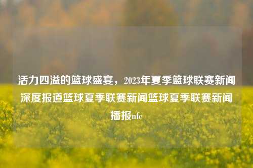 活力四溢的篮球盛宴，2023年夏季篮球联赛新闻深度报道篮球夏季联赛新闻篮球夏季联赛新闻播报nfc