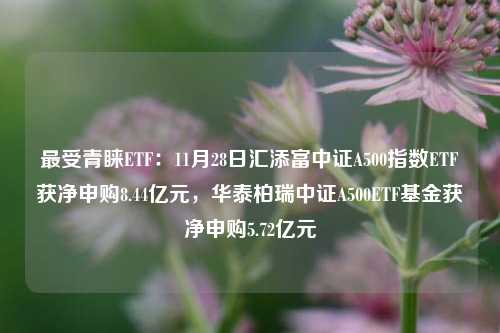 最受青睐ETF：11月28日汇添富中证A500指数ETF获净申购8.44亿元，华泰柏瑞中证A500ETF基金获净申购5.72亿元