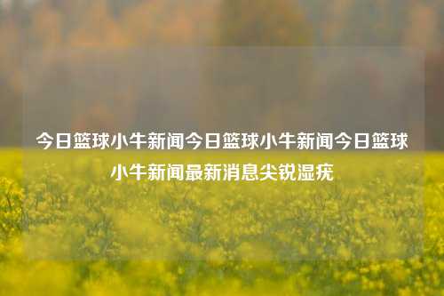 今日篮球小牛新闻今日篮球小牛新闻今日篮球小牛新闻最新消息尖锐湿疣